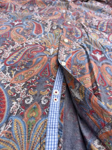 Vintage R&G NEW YORK LONDON ROBERT GRAHAM MEN'S SHIRT SIZE L - Picture 3 of 5