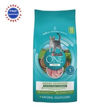 Purina ONE Indoor Dry Cat Food 22 lb Natural Weight Control +Plus Advantage 2.95 per pound