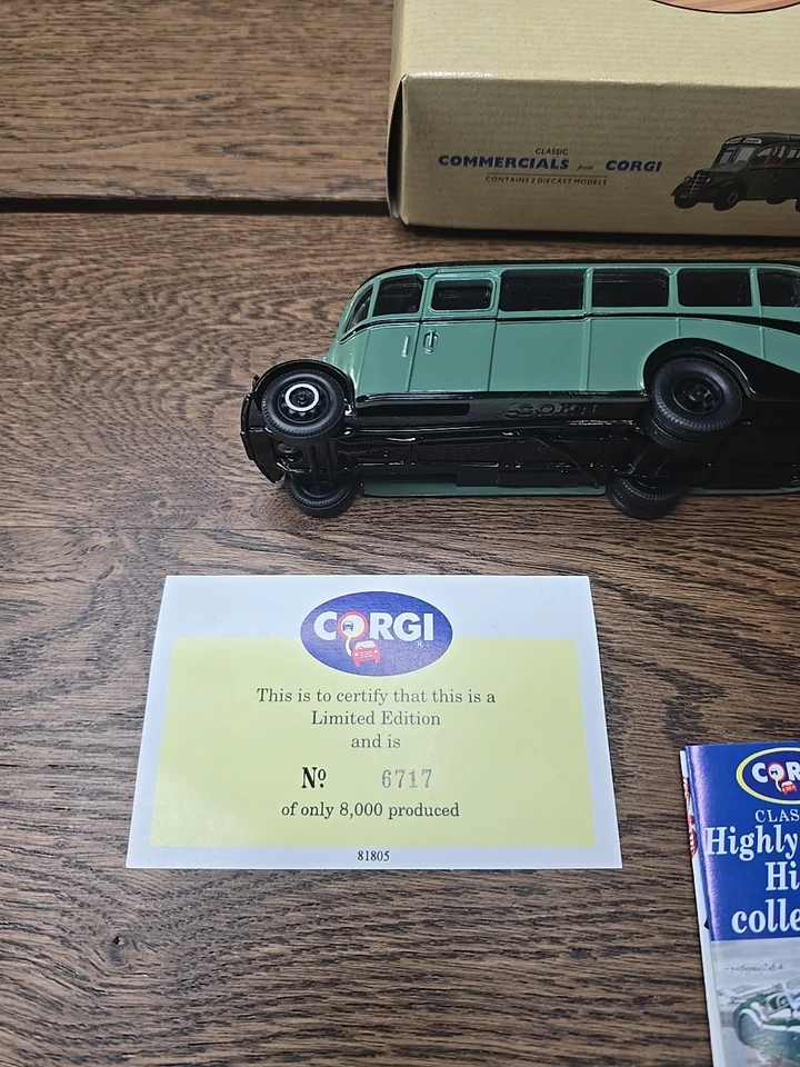 Corgi Bedford OB Coaches Corkills To Kasteel Diecast 97078 Limited Edition W Box - Image 2 of 4