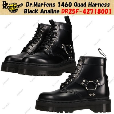 Dr. Martens 1460 Quad Harness Black Analine DR25F-42718001 Herren Gr.
