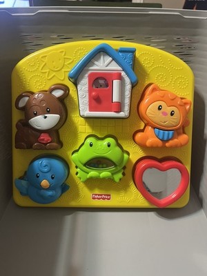 FisherPrice Chunky Animals Activity Sensory Puzzle Brilliant Basics Baby Toddler
