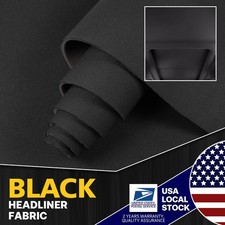 35" x 60" Headliner Fabric Auto Roof Lining DIY Replacement Repair Foam Backing