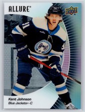 2023-24 Upper Deck Allure #99 Kent Johnson Black Rainbow