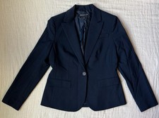 Jones New York Blazer Size 4P Navy Stretch