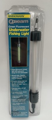 NOS Brinkmann Q-Beam Underwater Fishing Green Fluorescent Light