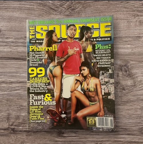 The Source MAGAZINE Hip Hop #165 June 2003 Swimsuit Issue Pharrell - Picture 2 of 3