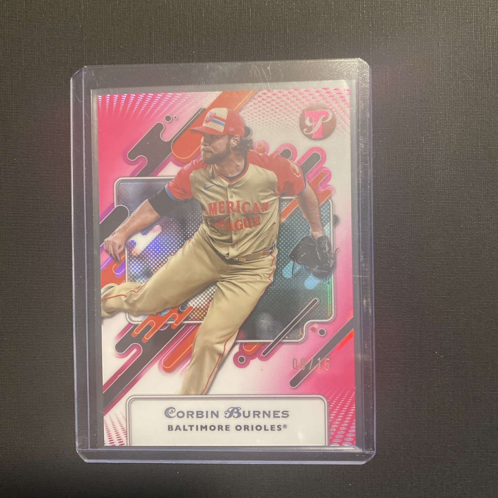2025 Topps Pristine Corbin Burnes Pink Refractor Parallel /15