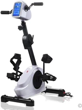Electronic Physical Therapy Rehab Bike Trainer Exerciser Cycle Arm Leg Pedal Exe