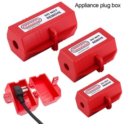 Schloss Plug-Lock-Box Gerät Haushaltsstecker Kunststoff-ABS Kunststoff-Tag-Out