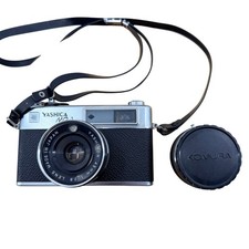 Yashica MG-1 35mm Film Camera Yashinon 45mm f2.8 Lens Komura Telemore95 II Bundl
