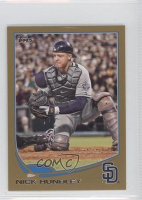 2013 Topps Mini Gold 35/62 Nick Hundley #556 sh7