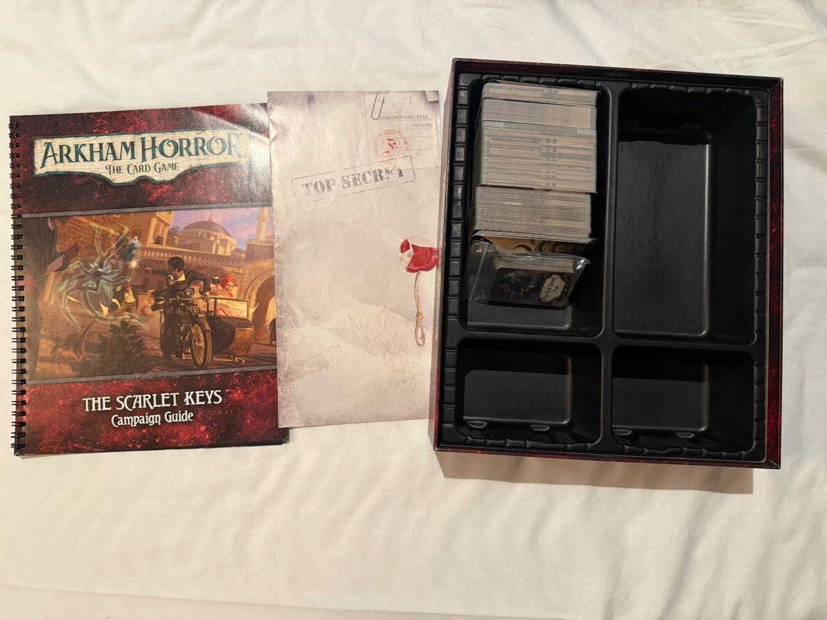 Arkham Horror TCG : The Scarlet Keys Campaign Expansion. OOP