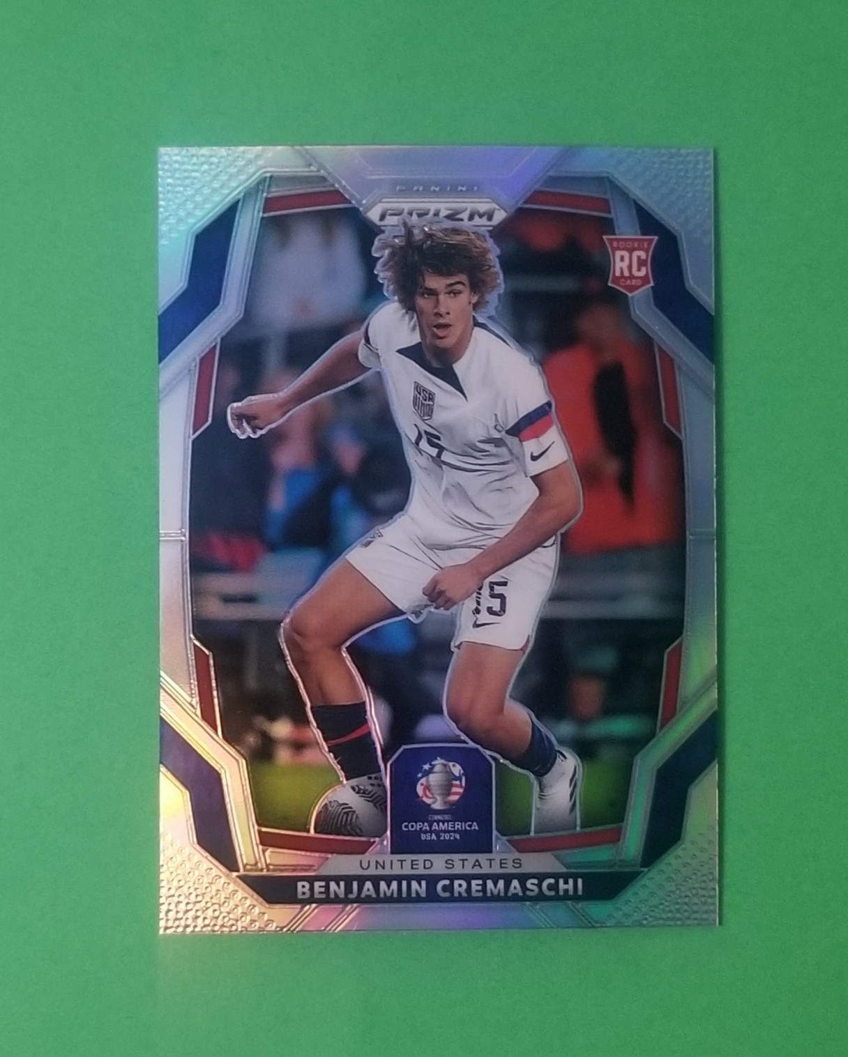 BENJAMIN CREMASCHI 2024 Panini Prizm CONMEBOL Copa America #164 Silver Prizm RC