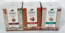 3 DOVE 2-Bar Soap Holiday Treats Peppermint Bark Sugar Cookie Pumpkin Pie
