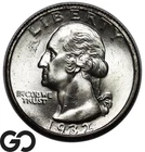 1932-S Washington Quarter, Gorgeous Superb Gem BU++ Popular Key Date Blazer!