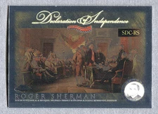 2006 Topps Chrome Declaration of Independence #SDC-RS Roger Sherman