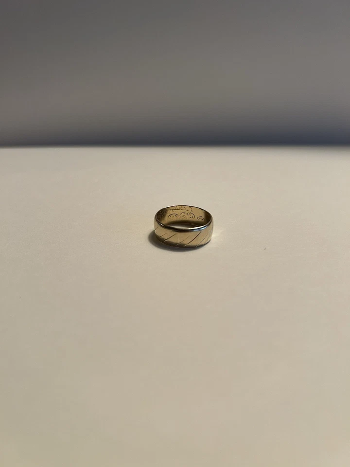 Ehering 585 Gold mit 2,9 Gramm und Gravur auf Innenseite - Bild 3 von 4