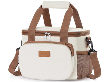  Lifewit Insulated Lunch Bag 9L (12-Can)   Beige 