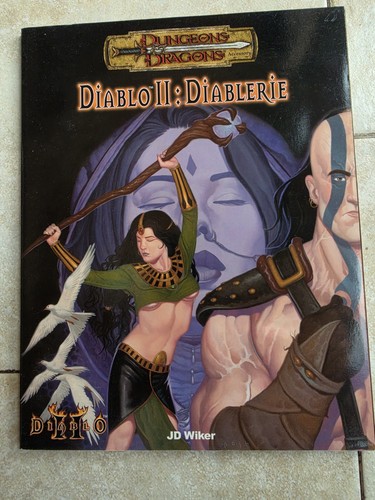 Dungeons & Dragons Diablo II Diablerie Sourcebook 2000 D&D Book TSR #11760 2000!