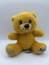 Kuscheltier Kuschelweich 15cm gelb Teddy Teddybär Plüschtier Stofftier sitzend