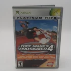 Tony Hawk's Pro Skater 4 Platinum Hits (Microsoft Xbox) CIB Clean Tested