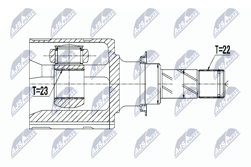 JOINT KIT DRIVE SHAFT NPW-PL-045 FOR OPEL A 13 DTC/Z 13 DTJ 1.2L 4cyl CORSA D - Image 5