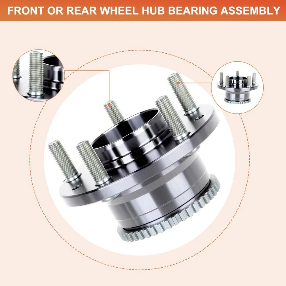 2PCS Front or Rear Wheel Hub Bearing For 2000-2006 Mazda MPV 1992-1995 Mazda 929 - Image 3 of 4