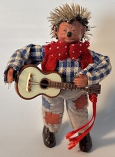 Vintage Orig Peter Austria Macky Hedgehog Guitar Player 4 Steiff Mecky Mecki