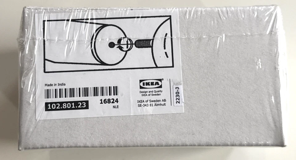 Ikea BEFOGAD 1 Par Acabados Esféricos de Metal Negro para Varillas de Cortina 102.801.23 Foto 4 de 4