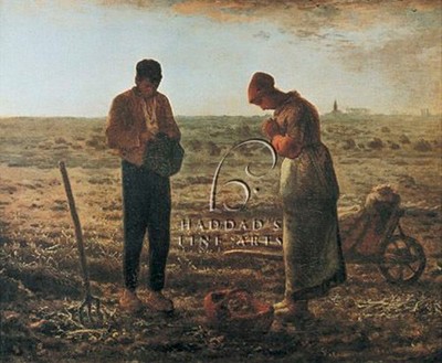 The Angelus, 1859 Art Print by Jean Francois Millet 18 x 16 1/2'' New Unframed