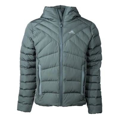 Pnuma Outdoor Palisade Jacket, Beluga, Hybrid Insulation, Hooded (P1004B)