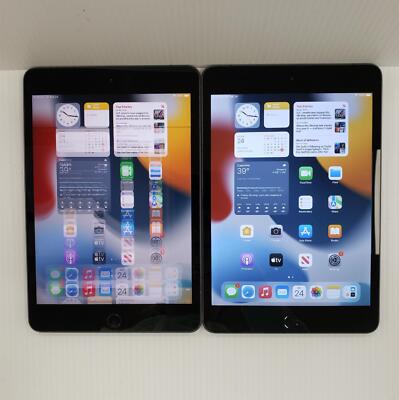 LOT OF 2 Apple iPad Mini 5th Generation A2126 64GB Wi-Fi + CELLULAR 7.9in *READ