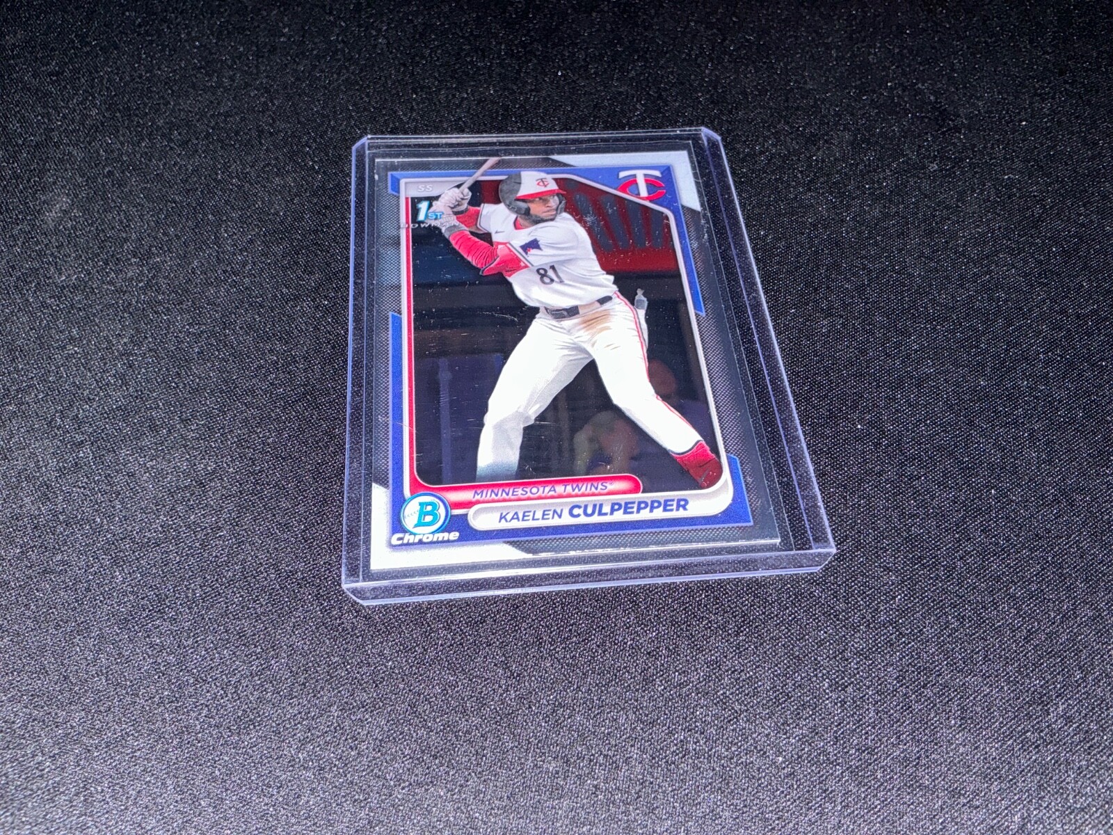 KAELEN CULPEPPER TWINS Base 1st card   2024 BOWMAN DRAFT Chrome