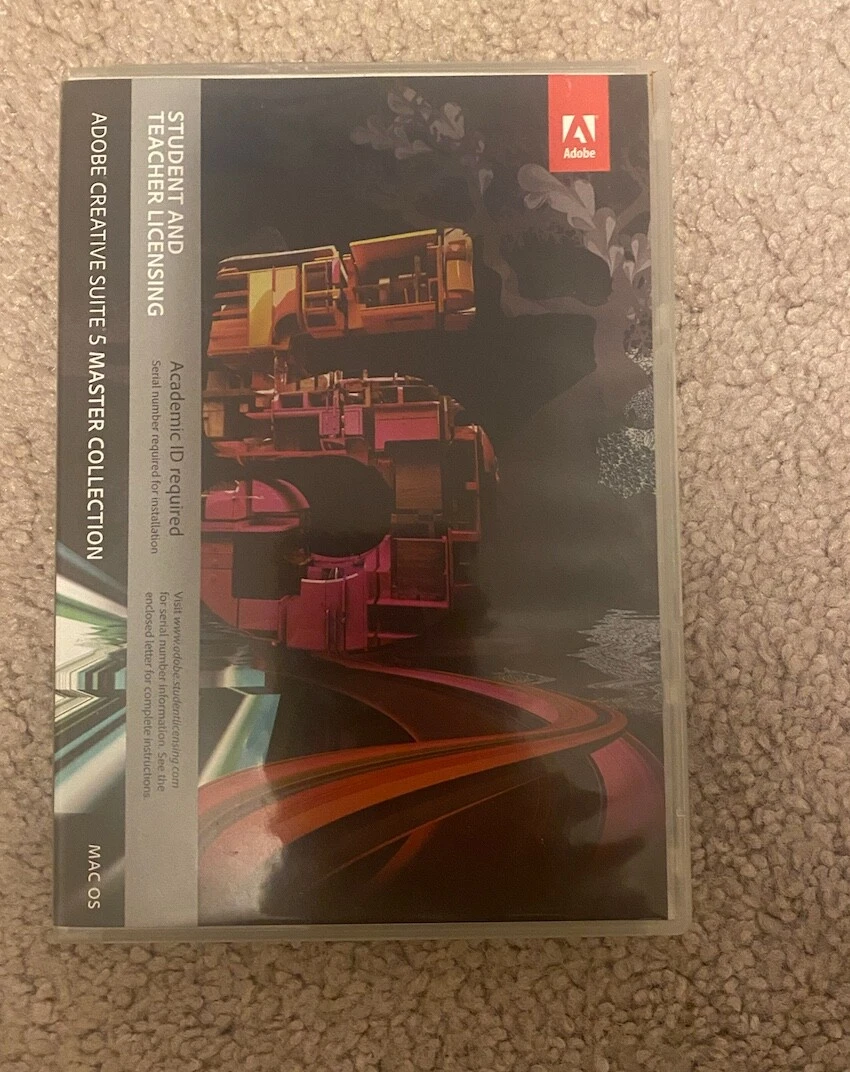 Adobe Creative Suite 5 Master Collection Photoshop After Effects Premiere---Mac