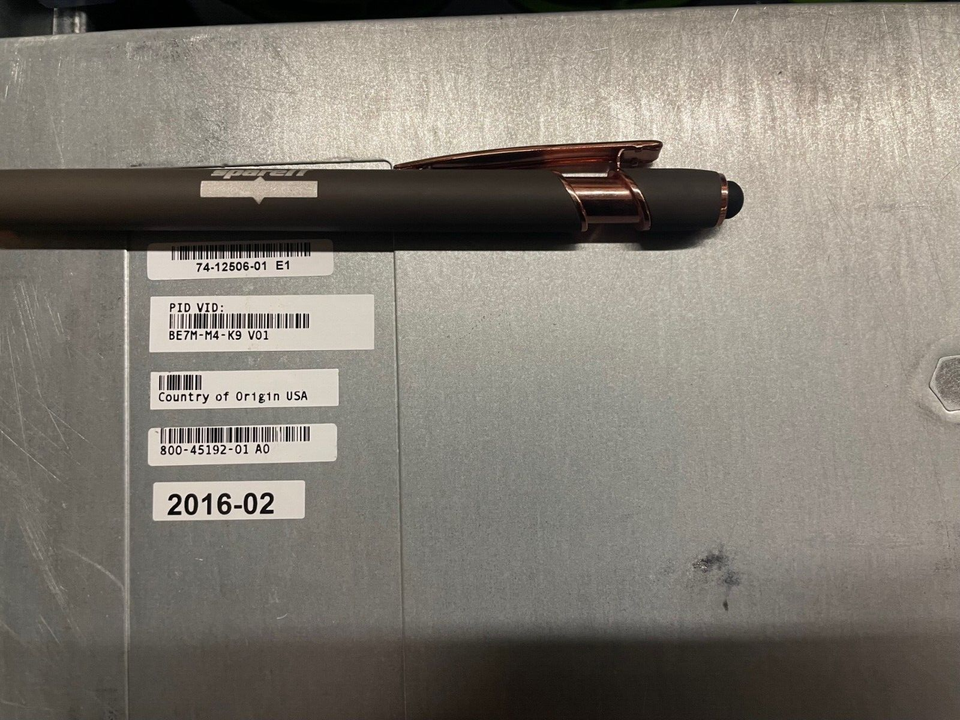 CISCO BE7M-M4-K9 BUSINESS EDITION 7000 2 X 1200W PS 341-0631 NO MEMORY ...