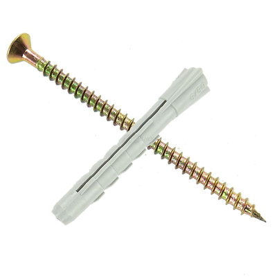 100x Fischer UV 6x50 RSK Dübel und Schrauben -  Universal Allzweck Kunststoff