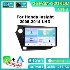 Android 13 4G CarPlay GPS for Honda Insight 2009-2014 2Din Multimedia Radio BT