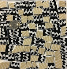 Broken China Mosaic Tile Arts and Craft Supplies - Snail Tiles B229