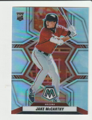2022 Panini Mosaic Silver Prizm #203 Jake McCarthy RC, Arizona Diamondbacks
