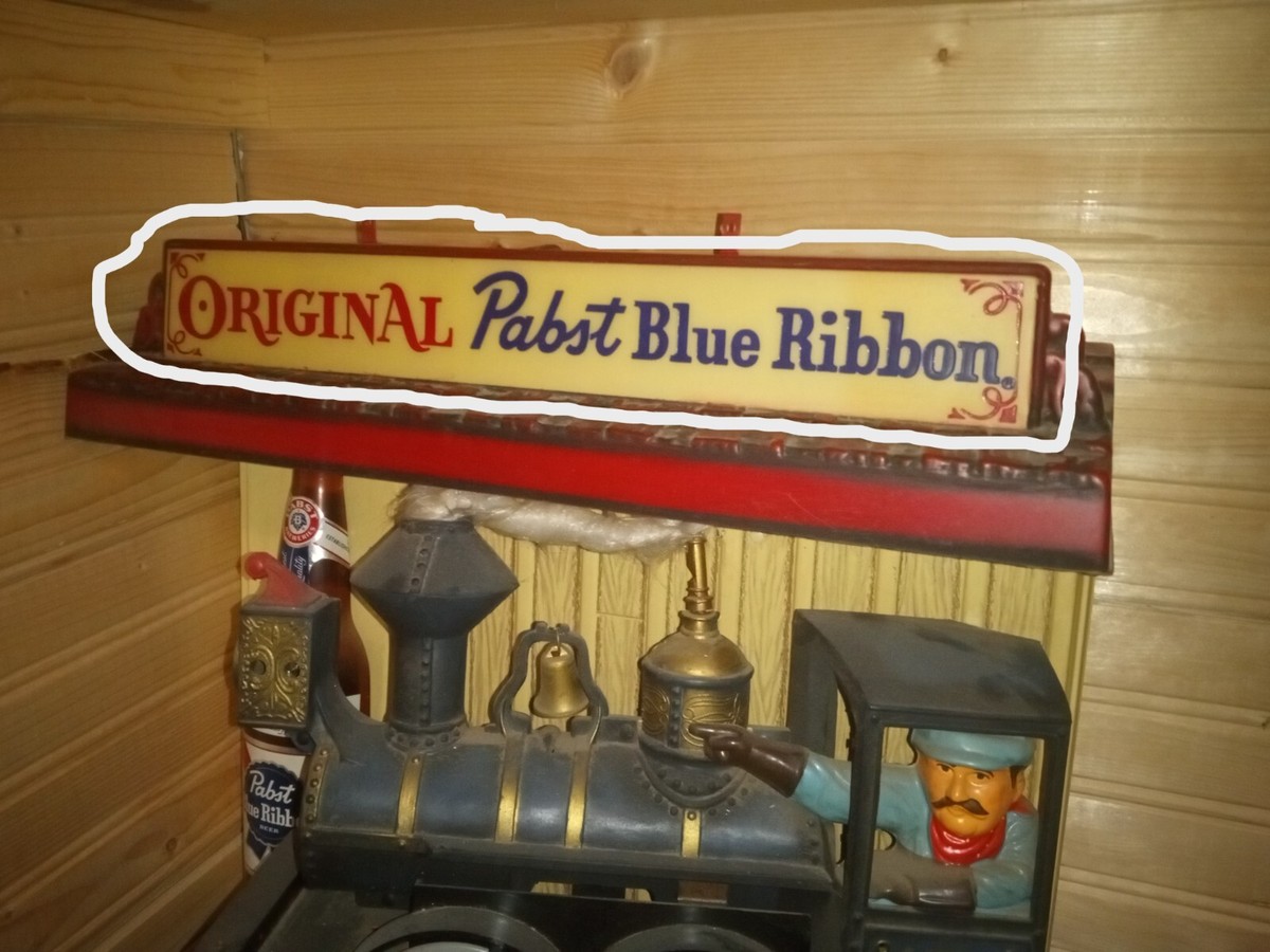 PABST BLUE RIBBON Train Upper Original Pabst Blue Ribbon Lense