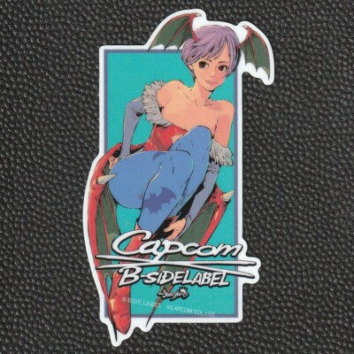 CAPCOM x B-Side Label Sticker VAMPIRE SAVIOR DARKSTALKERS Lilith