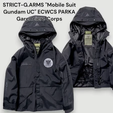 STRICT-G.ARMS Mobile Suit Gundam UC ECWCS PARKA Garenciere Corps Black M-XL NEW