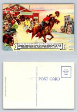 First Ride Pony Express Saint Joseph Missouri Charles Hargens Postcard 1946