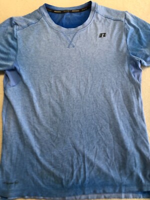 Russell T Shirt Youth Kids Extra Large 14-16 Blue Activewear Tee