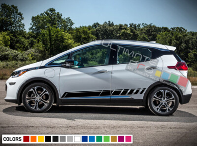 2x Aufkleber Sticker Streifen Kit für Chevrolet Bolt Karosserie Tiefergelegt Grafik Racing