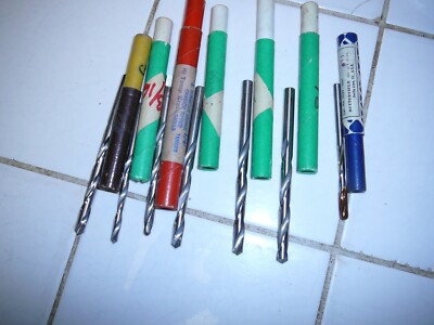 Drill bits machinist quality group of 7  all new some carbide