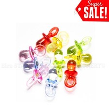 30pcs Mini Pacifier Dummy Charms Baby Shower Party Favour Nappy Cake Decor DIY