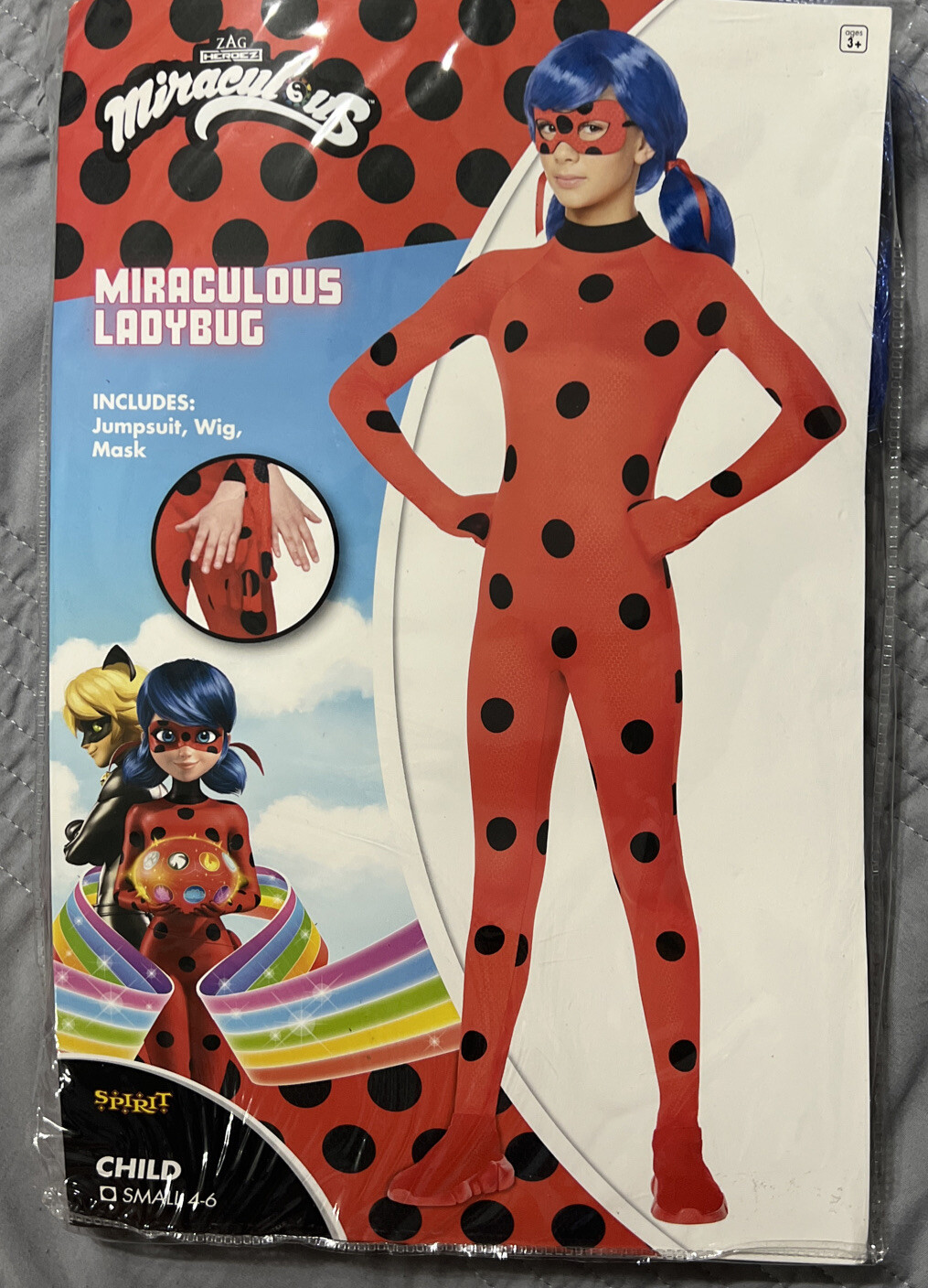 Spirit Halloween Miraculous Costume Ladybug Kids Size… Gem