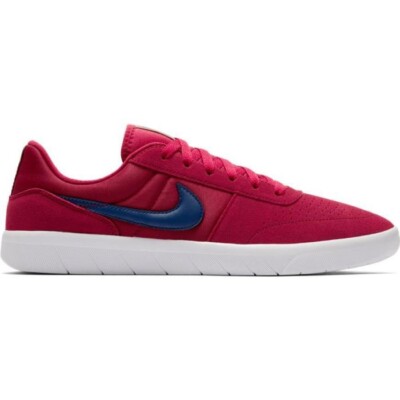 nike sb team classic premium white & red shoes