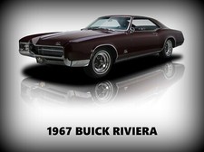1967 Buick Riviera Metal Sign Large Size - 12 X 16 - Free Shipping
